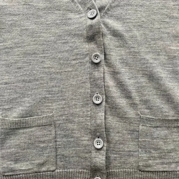 Talbots Petite Gray Cardigan - Picture 5 of 6